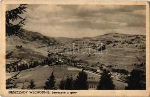1941 Lavochne, Lawotschne, Lavocsne, Lawoczne; Bieszczady Wschodnie / Verkhovinskiy Khrebet / Bieszczady (Eastern Beskids) mountain range, border railway station (EK)