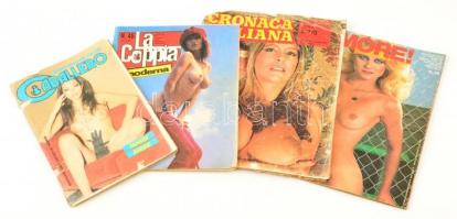 1978-1984 4 db régi erotikus újságok, 4 db