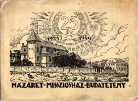 1950 Budapest XXII. Budatétény, Názáret Missziósház 1924-1949 (szakadás / tear)