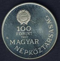 1983. 100Ft "Széchenyi István" T:BU Eredeti tokban, tanúsítvánnyal!