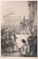 Madách Imre: Az ember tragédiája. Zichy Mihály húsz képével rézfénymetszetben. Bp.,1895., Athenaeum....