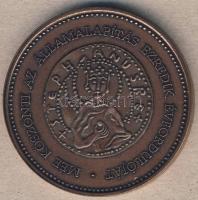 2000. "Államalapítás" Br emlékérem T:2 Díszdobozban!