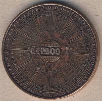 2000. "Államalapítás" Br emlékérem T:2 Díszdobozban!