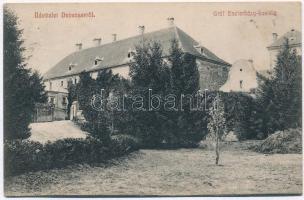 1911 Devecser, Gróf Esterházy kastély. W. L. Bp. 446. Vörösmarty könyvnyomda kiadása (ázott / wet damage)