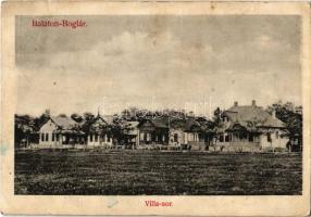 1910 Balatonboglár, villa sor, villák (EK)
