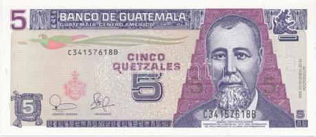 Guatemala 2006. 5Q T:I Guatemala 2006. 5 Quetzales C:UNC