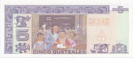 Guatemala 2006. 5Q T:I
Guatemala 2006. 5 Quetzales C:UNC