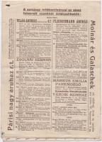 Budapest 1925. "A M. Kir. Postamesterek és Postamesteri Alkalmazottak Orsz. Nyugdíj Egyesület T...