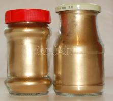 2 üveg (kb 4 dl) aranypor pl. restaurátoroknak