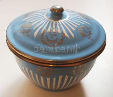 1979 75 éves a Lampart. Zománcozott pléh edény.