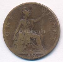 Nagy-Britannia 1896. 1p Br "Viktória" T:2-,3
Great Britain 1896. 1 Penny Br "Viktóri...