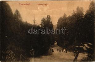 Thurzófüred, Kúpele Turzov (Gölnicbánya, Gelnica) - 2 db régi városképes lap (az egyik lap sarokhián...