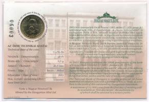 2003. 20Ft "Deák Ferenc" elsőnapi veret számozott emléklapon T:1