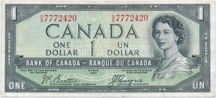 Kanada 1954. 1$ T:III Canada 1954. 1 Dollar C:F