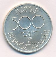 1989. 500Ft Ag "Labdarúgó Világbajnokság - Két játékos" T:BU Adamo EM108