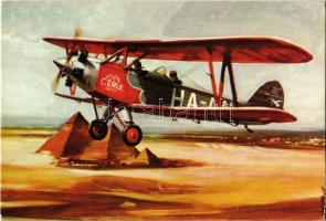 14 db MODERN repülős motívumlap, repülőgépek / 14 modern motive postcards with aircrafts