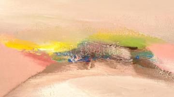 Csavlek András (1942-): Délután. Olaj, farost, jelzett, 50×70 cm