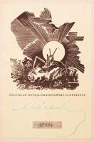 Mécs László összes versei 1920-1940. Bp., 1941, Athenaeum. Stanislav Ostoje-Chrostowski fametszetes ...