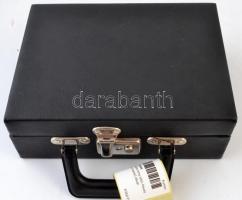 Vegyes 264db-os magyar és külföldi érme tétel, fekete érmetartó kofferben, összesen 7 kivehető tálcá...