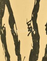 1913 Rippl-Rónai József (1861-1927): Ölelkező aktok. Cinkográfia, papír, jelzett a cinkográfián, 24×...