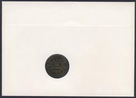 Franciaország 1993. "Lambesc-Ecu" privátpénz érmés, bélyeges borítékon T:1