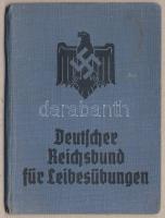 Német 3. Birodalom 1938. "Német Torna- és Sportünnepélyek" nagyalakú fém kitűző, fényképes...