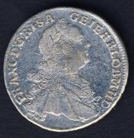 Ausztria/magyar verdejel 1758KB 17Kr Ag I.Ferenc T:2/2-