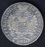 Ausztria/magyar verdejel 1758KB 17Kr Ag I.Ferenc T:2/2-