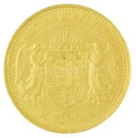 1904KB 10K Au "Ferenc József" (3,41g/0.900) T:1
Hungary 1904KB 10 Korona Au "Franz J...
