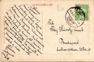 1912 Szekszárd, Széchenyi utca és a katolikus olvasókör. W. L. Bp. 5052.  (EK)