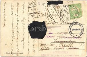 1910 Tata, Tata-Tóváros; Esterházy szálloda és étterem, "az ország legszebb uszodájához", ...