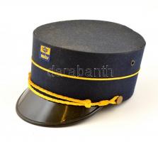 MÁV vasutas kalap, jó állapotban, méret: 58, 17×20 cm