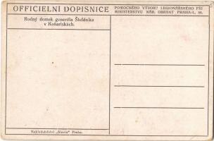 Kosaras, Kosariská; Rodny domek gen. M. R. Stefánika v Kosariskách / Milan Rastislav Stefánik szülőh...