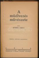 Kőszegi László: A műélvezés művészete. Somfai István rajzaival. Bp.,1919, Világirodalom. Kiadói kopo...