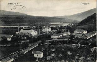 1911 Újbánya, Königsberg, Nová Bana; Üveggyár. Kohn Miksa kiadása / Sklárna / glassworks, factory