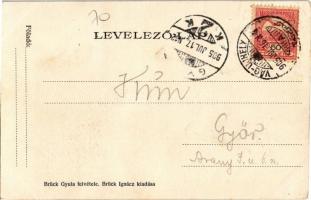 1905 Vágújhely, Neustadt an der Waag, Nové Mesto nad Váhom; Római katolikus templom. Brück Gyula fel...