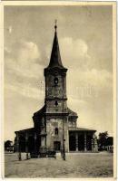 1940 Kürt, Strekov; Rím. kat. kostol / Római katolikus templom. Kiadja a Fogyasztási Szövetkezet / Catholic church (apró lyukak / pinholes)