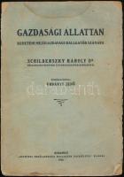 Gazdasági állattan. Egyetemi mezőgazdasági hallgatók számára. Összeáll.: Urbányi Jenő. Dr. Schilberszky Károly. Bp.,1926, Egyetemi Mezőgazdasági Hallgatók Egyesülete, 220 p. Kiadói papírkötésben, foltos, szakadt borítóval, néhány felvágatlan lappal.