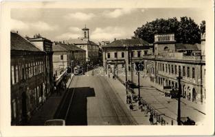 1957 Budapest II. Császár fürdő, villamos. Képzőművészeti Alap Kiadóvállalat