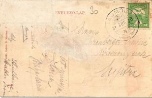 Bajmóc, Bojnice; Gróf Pálffy kastély, templom. W: L. Bp. 4540. Kiadja Gubits B. / Bojnicky hrad (zám...