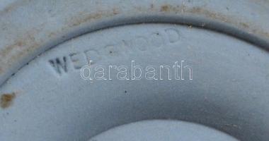 Wedgwood bisquit kis váza, kopásokkal, jelzett, m:8,5 cm