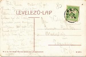 1910 Verbó, Vrbové; Obecni dóm / Gemeindehaus / Községháza, Rosenman Bernát üzlete. W. L. Bp. 5427. ...