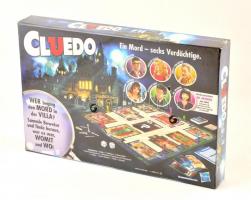 Cluedo német nyelvű társasjáték, eredeti, bontatlan csomagolásában