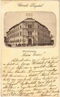 1900 Szeged, Főreáliskola. Traub B. és társa kiadása