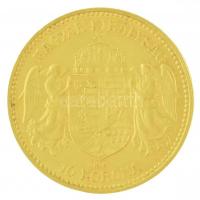 1908KB 10K Au "Ferenc József" (3,41g/0.900) T:1-
Hungary 1908KB 10 Korona Au "Franz ...