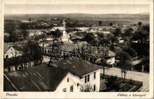 Oroszka, Oroska, Pohronsky Ruskov; látkép, templom / general view with church