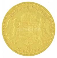 1894KB 10K Au "Ferenc József" (3,38g/0.900) T:2 
Hungary 1894KB 10 Korona Au "Franz ...