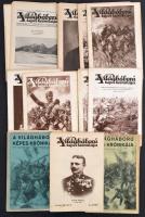 1914 A Világháború Képes Krónikája 1-12. füzet, kötéstáblával