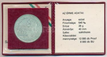 1984. 500Ft Ag "Sarajevoi Téli Olimpia" eredeti tokban, tanúsítvánnyal T:BU, patina Adamo ...