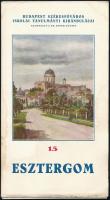 1937-1942 Budapest székesfőváros iskolai kirándulóvonatai 2 száma (15, 21.): Esztergom; Tata és Tóváros. Bp., Bp. Székesfőváros Házinyomdája, térképekkel, az egyik kötése elválik.